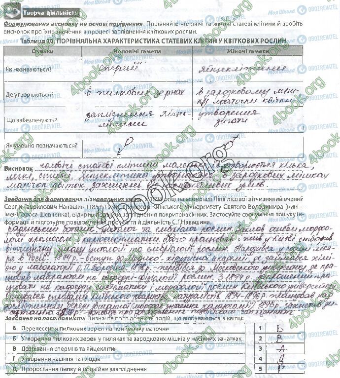 ГДЗ Биология 6 класс страница Стр.59